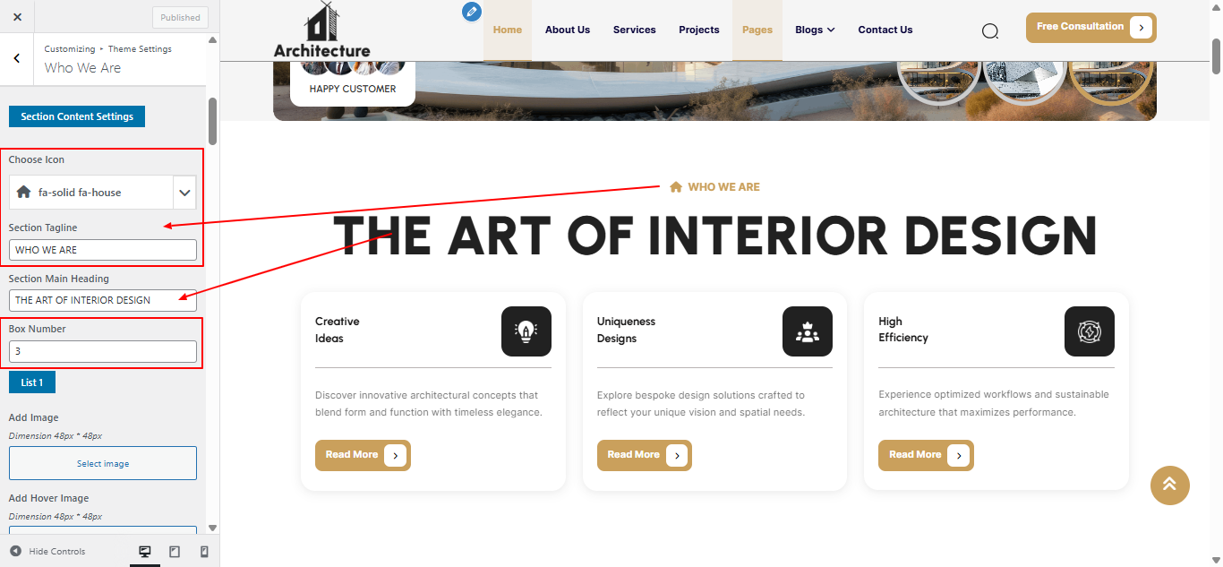 who-we-are layout screenshot