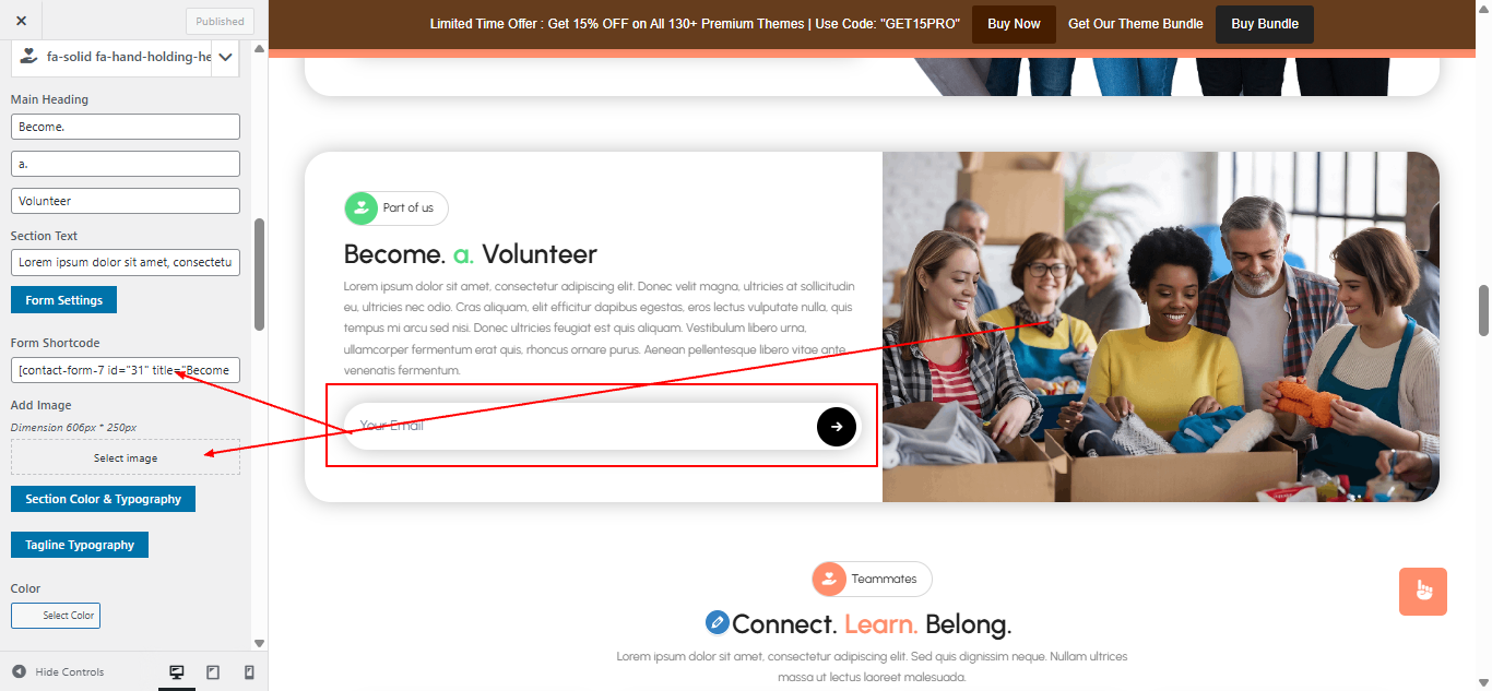 part-of-us form setup screenshot
