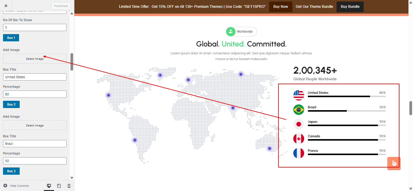 worldwide  layout screenshot