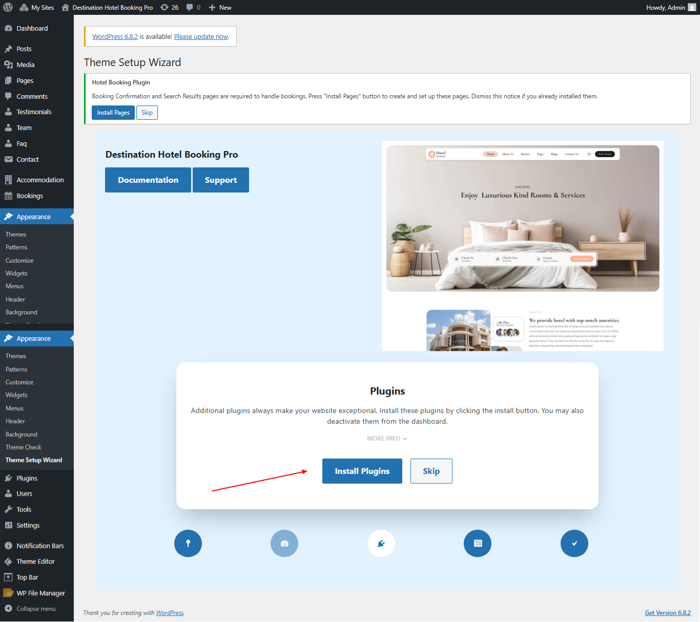 Install Plugins screenshot