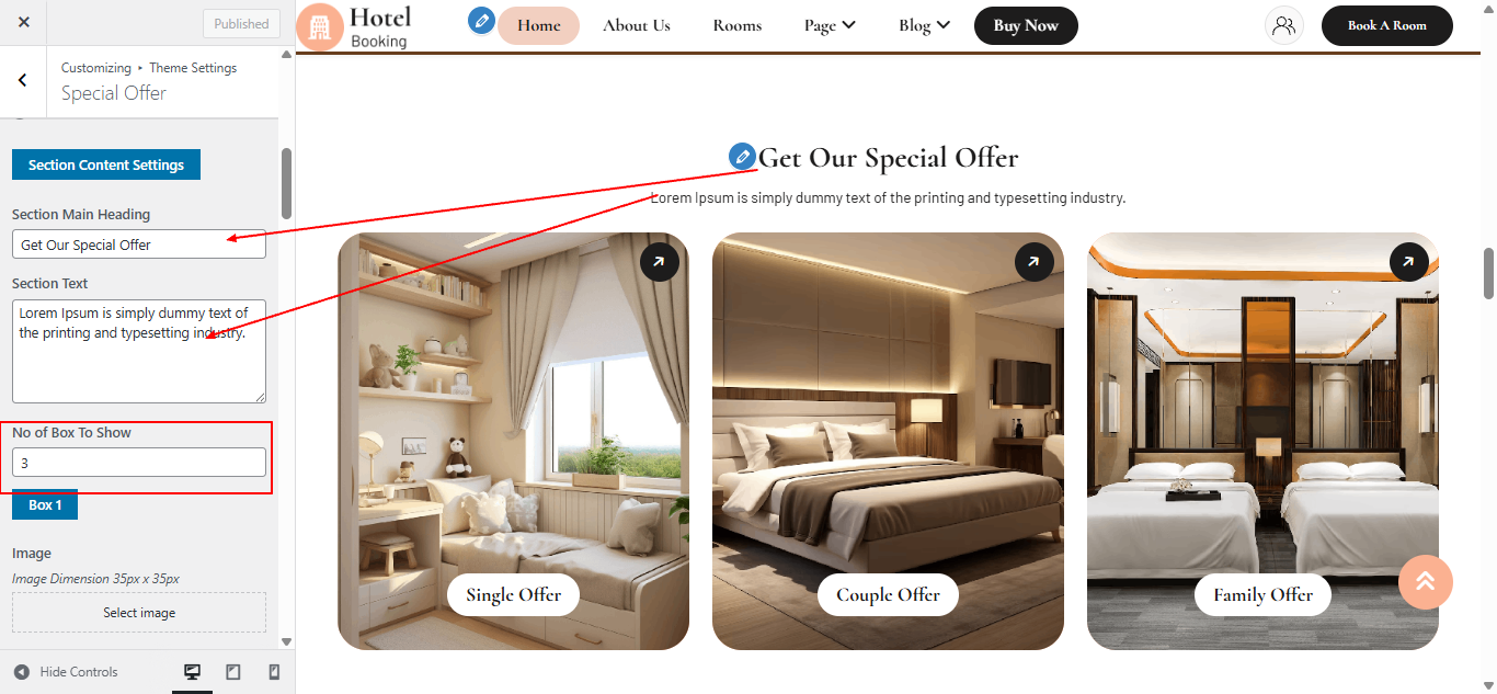 special-offer layout screenshot