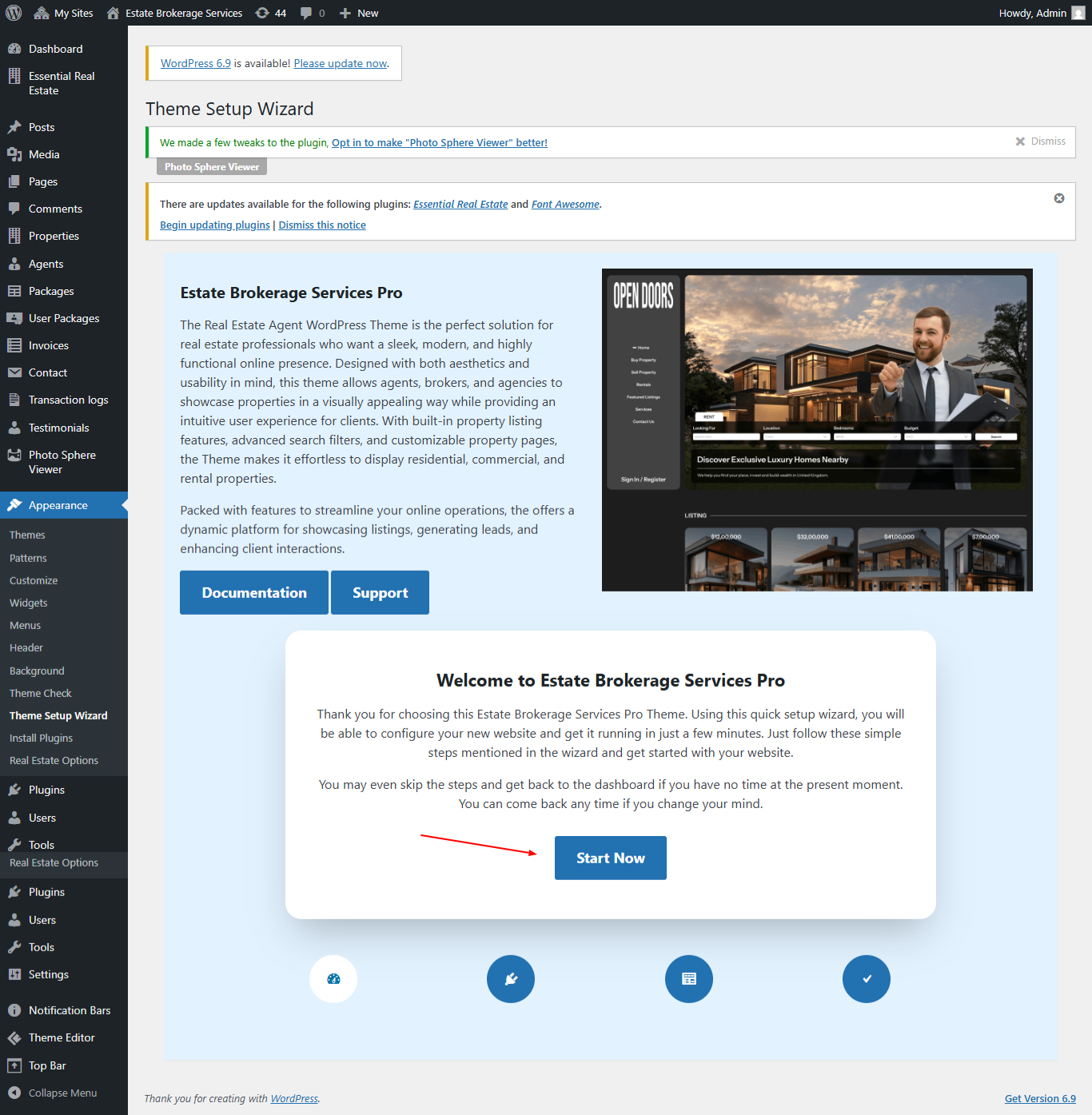 Start Now screenshot