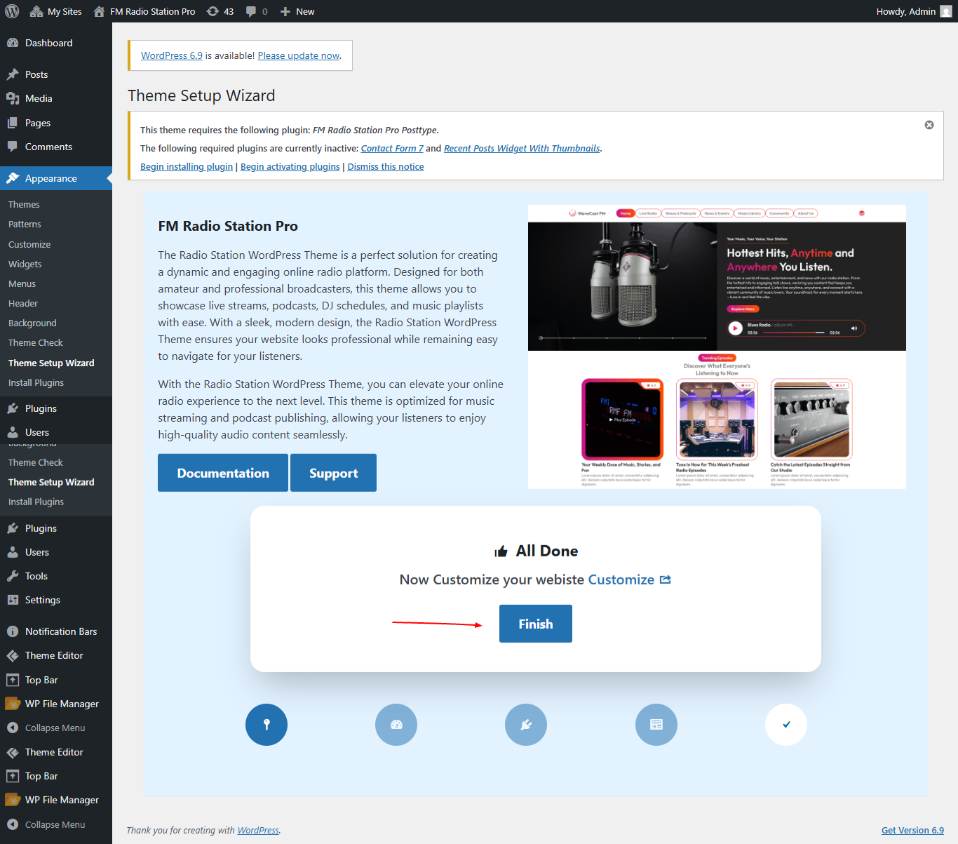Import Demo screenshot
