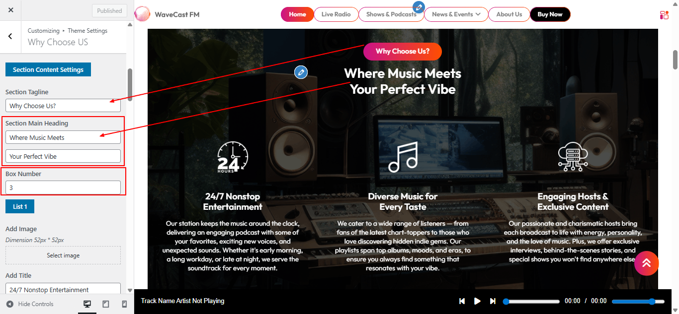 why-choose-us Us layout screenshot
