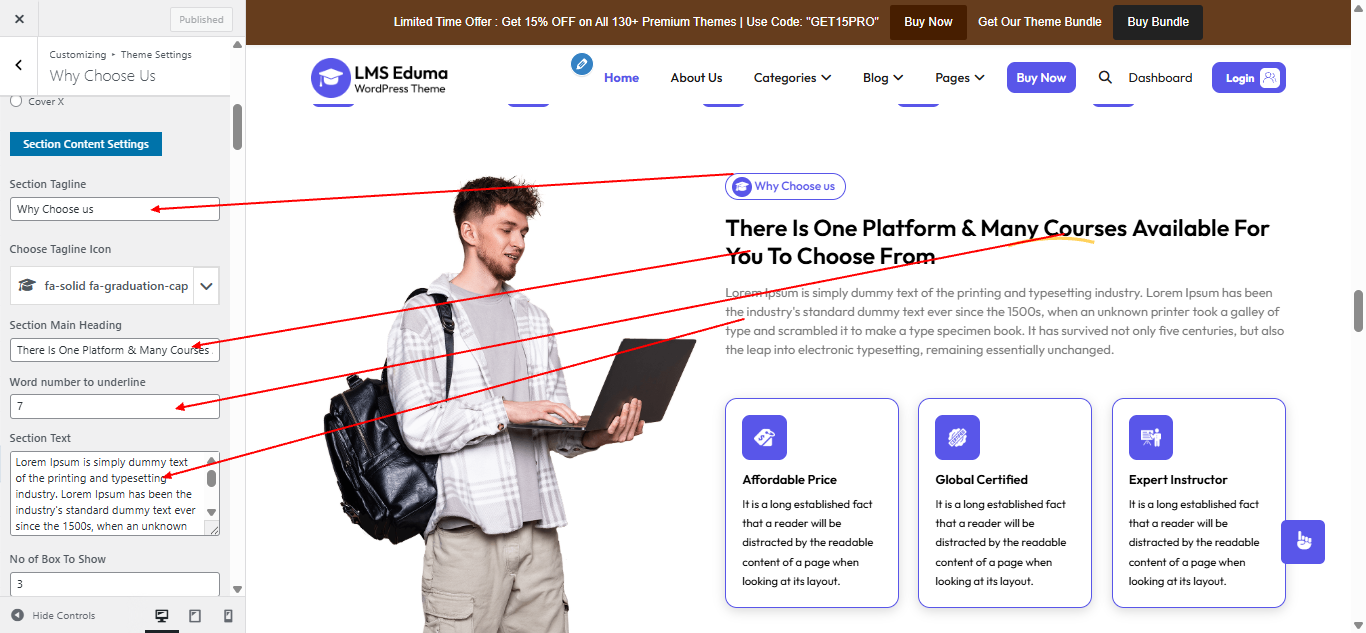 why-choose-us Us layout screenshot