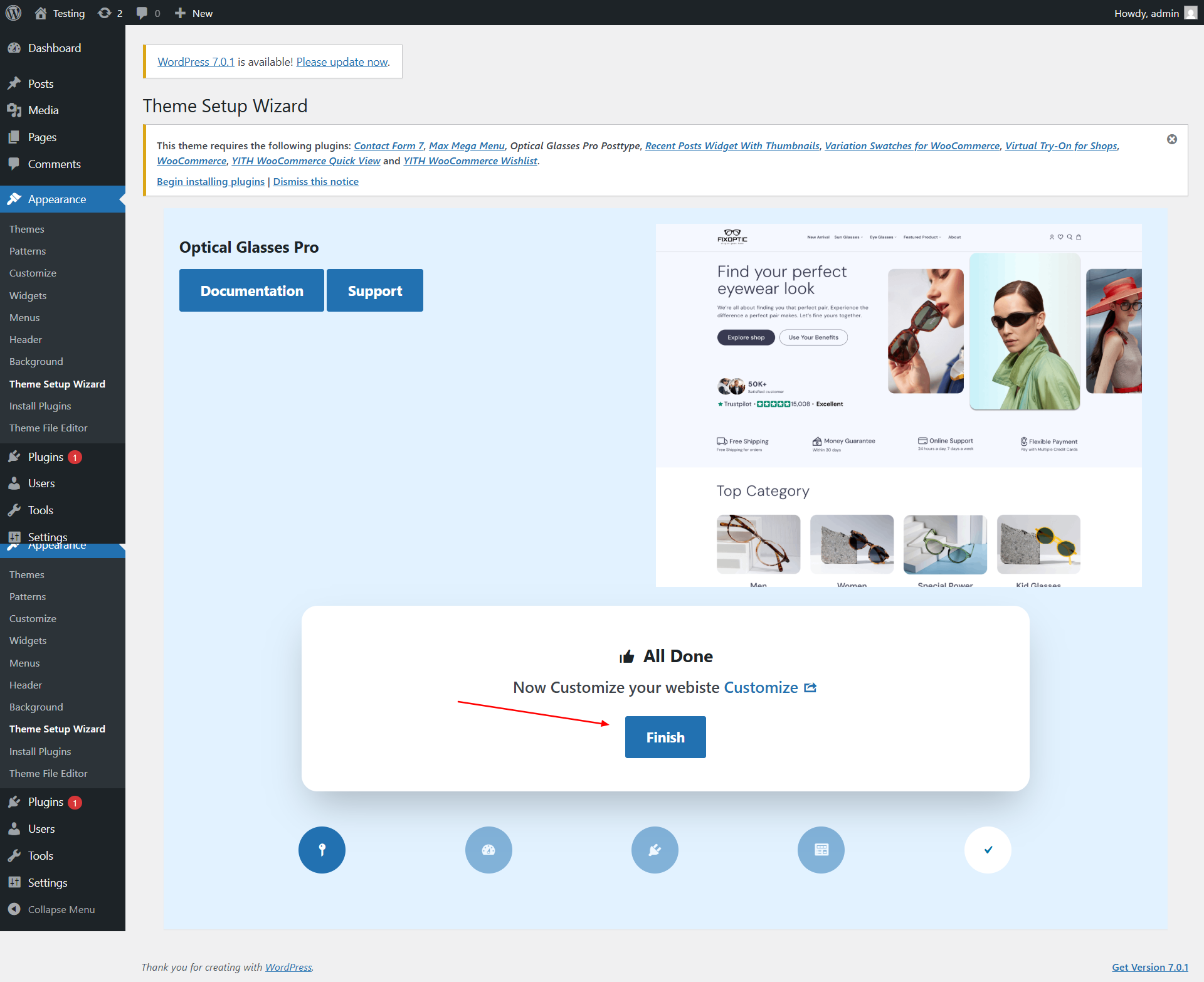Import Demo screenshot