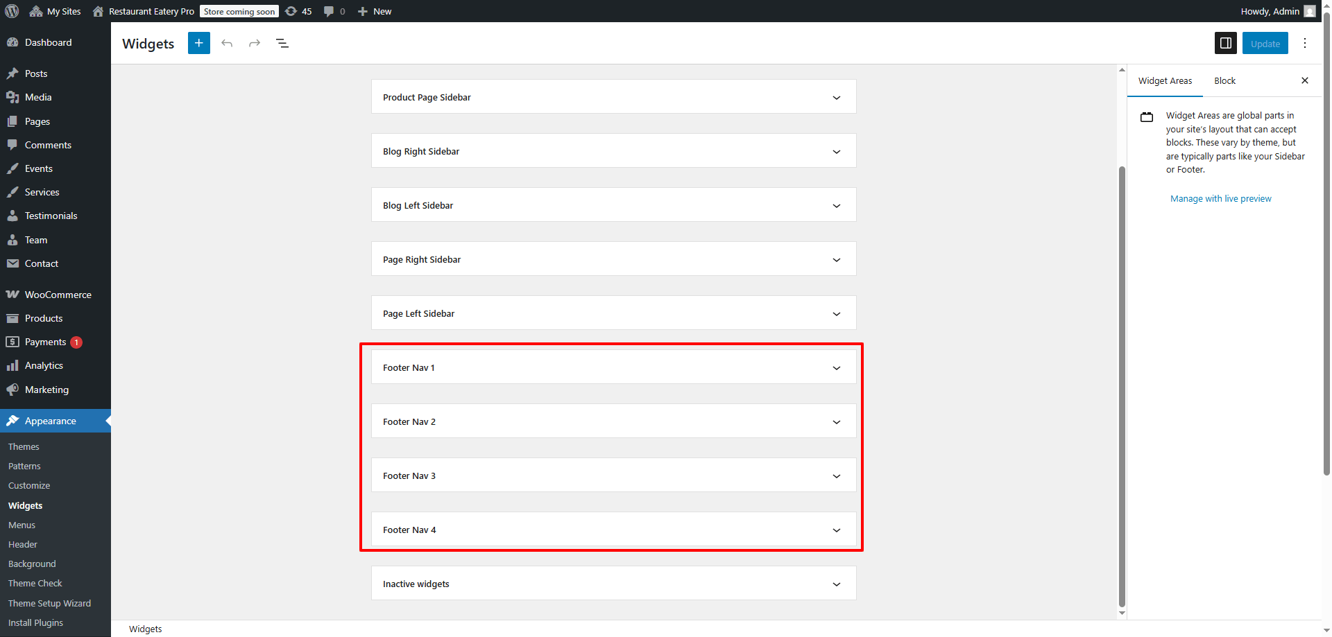Footer Widgets