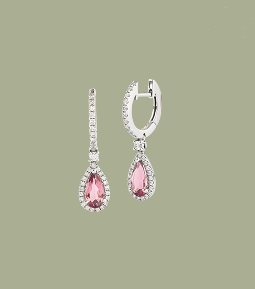 Blush Gemstone Earrings