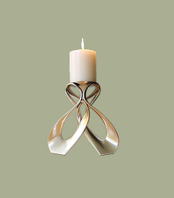 Ribboned Candle Favor